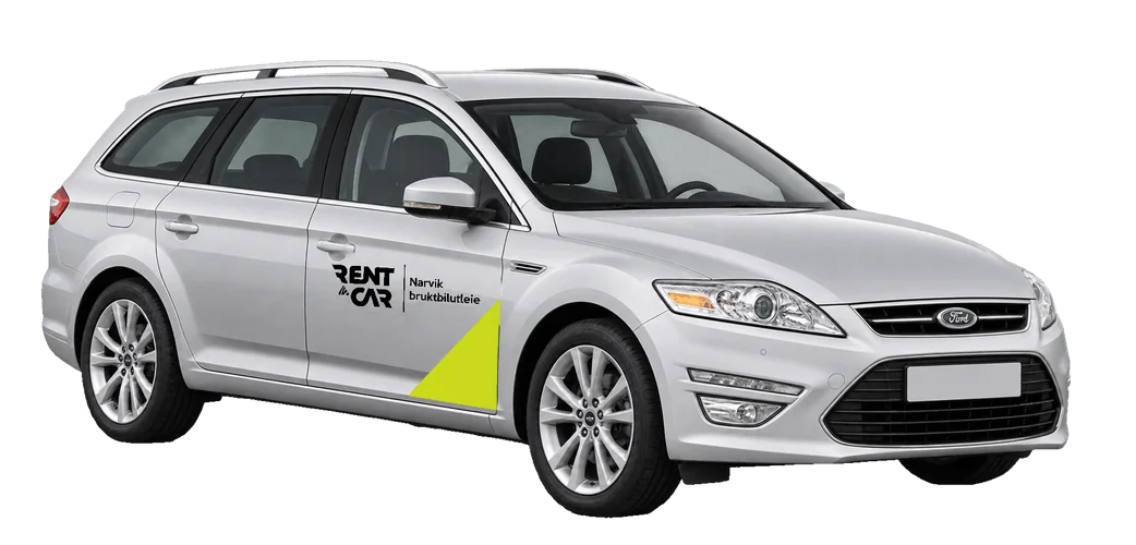 Studieillustration af Ford Mondeo til leje i Narvik og Evenes
